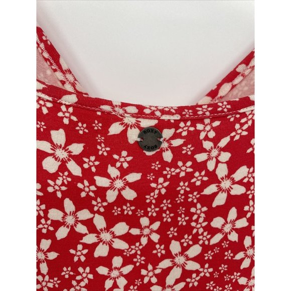Roxy Women's Size M Red Floral Print Sleeveless Long Maxi Dress, NWT - Picture 9 of 10